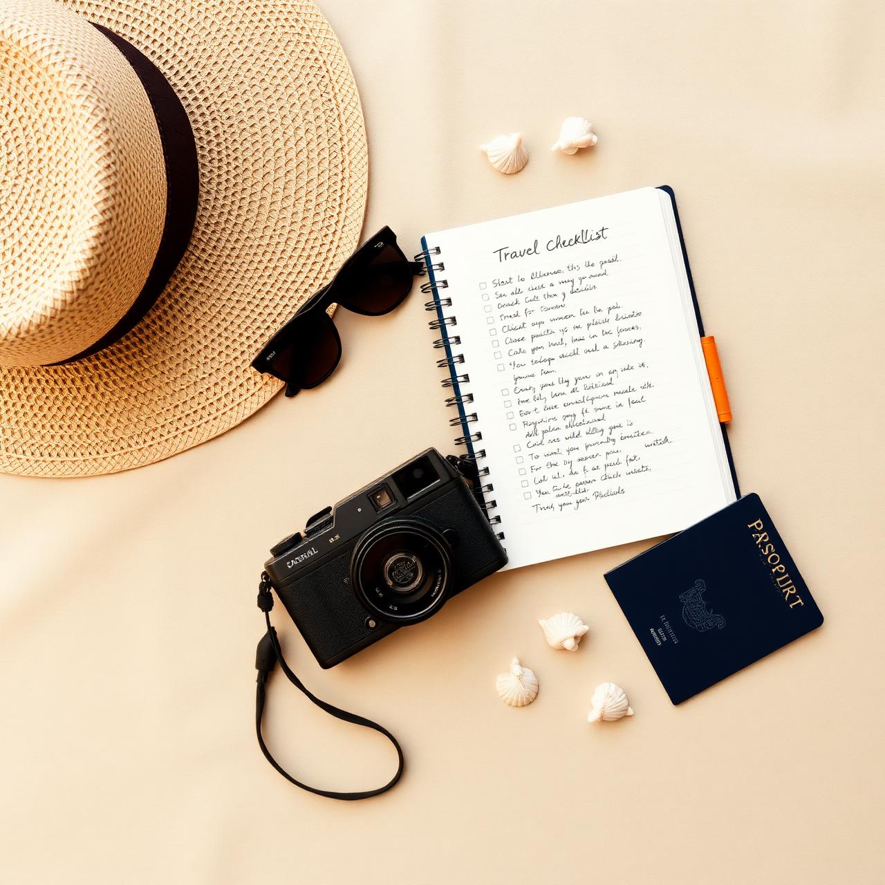 Planejamento de viagem organizado